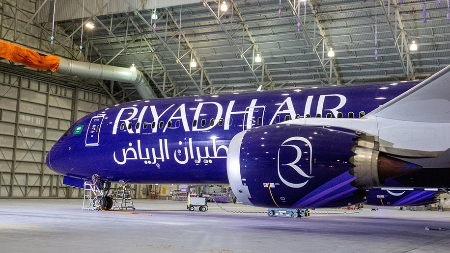 Riyadh Air unveils livery & confirms no First Class