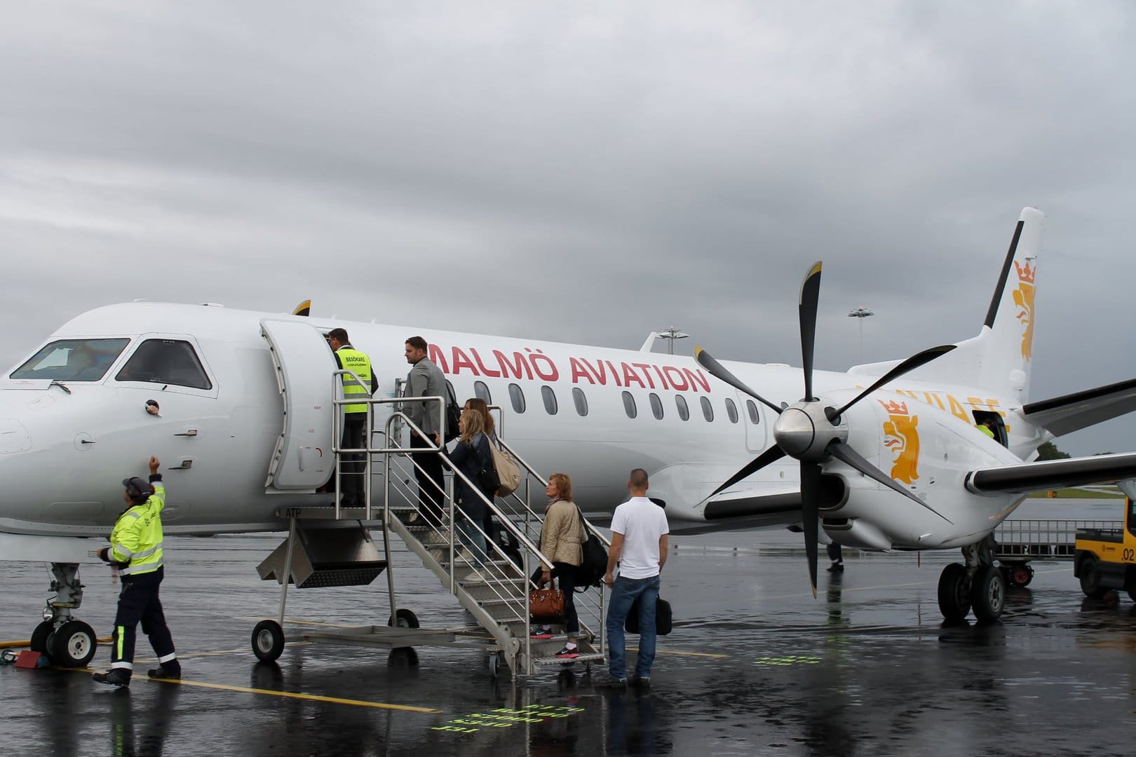 Premiär för Malmö Aviations linje till Östersund