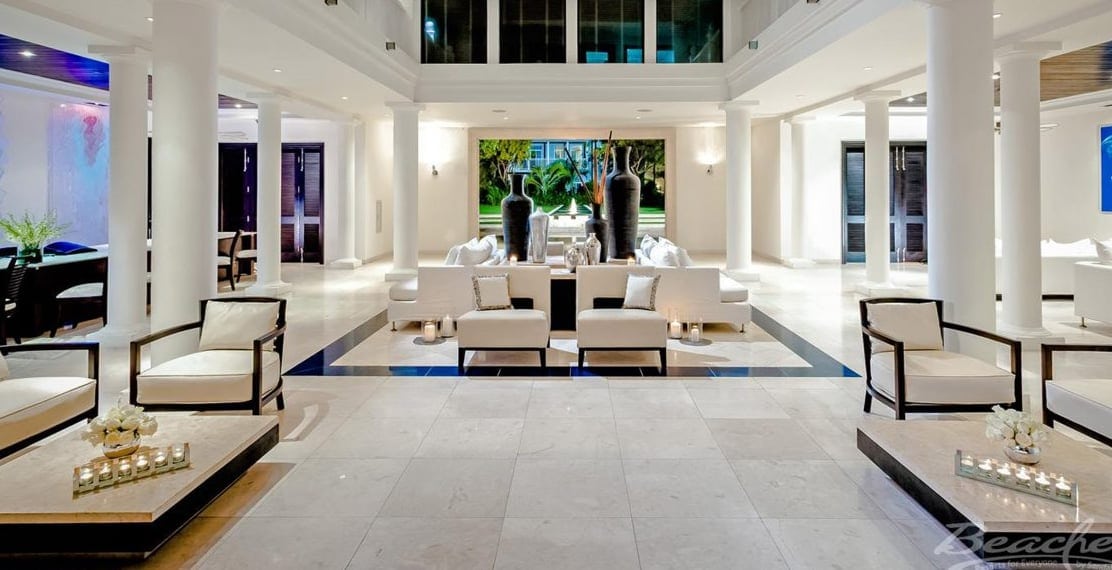 lobby of Beaches Turks & Caicos