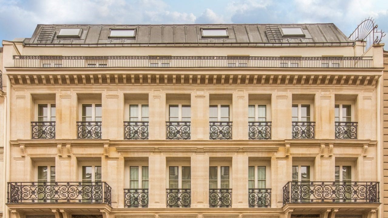 Exterior of hotel Splendide royal paris