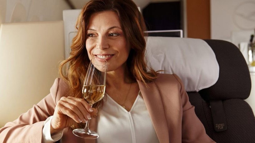 Airline review Beverages - Lufthansa - 4