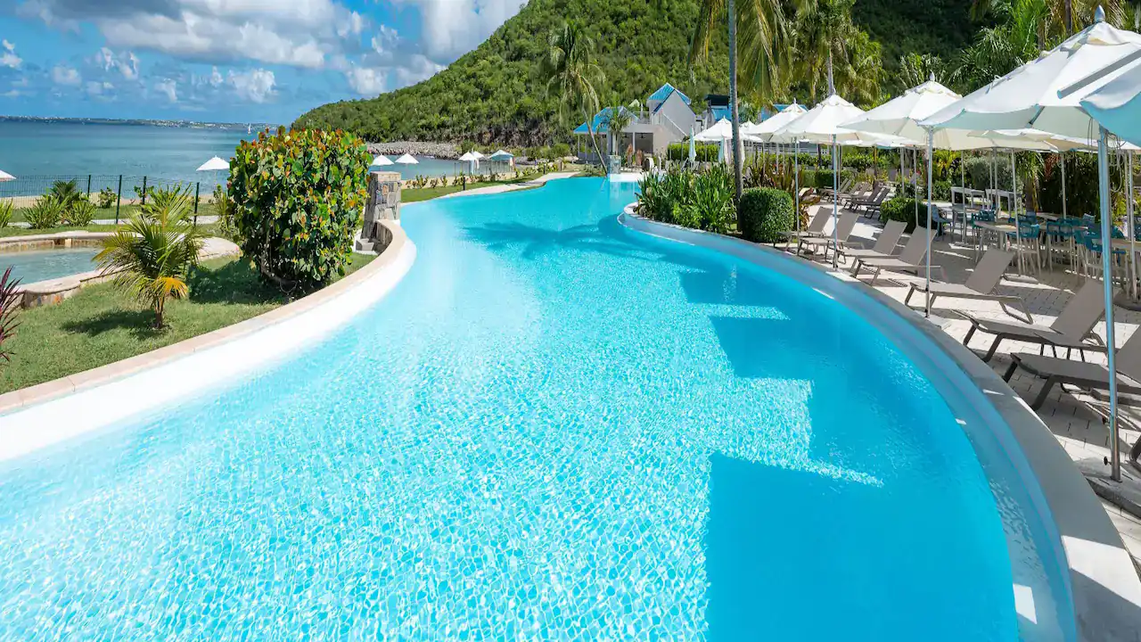 the swimming pool at the Secrets St. Martin Resort & Spa