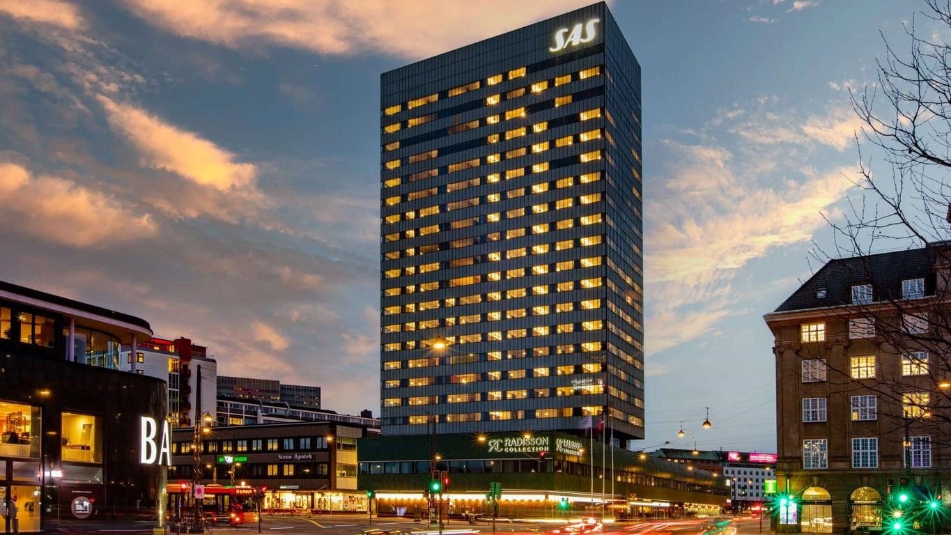 Exterior of radisson collection royal hotel copenhagen