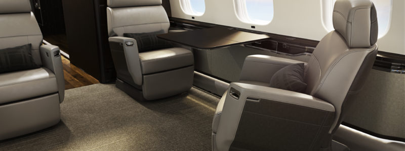Bombardier lanserar ett revolutionerade säte för affärsflyg