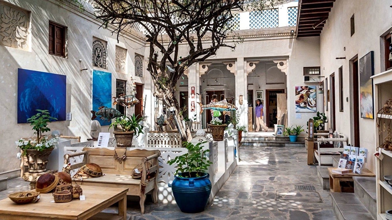 a hotel lounge in dubai