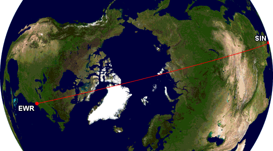 Singapore Airlines Singapore-New York non-stop image