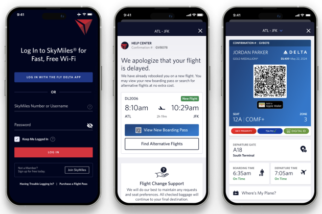 Delta Air Lines mobile app upgrade is terrific! image