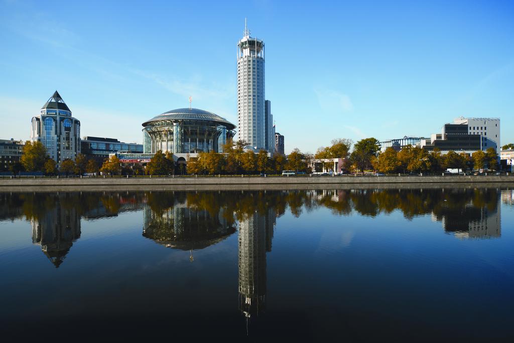 The swissotel Krasnye Holmy in Moscow stands at a whopping 162 meters and was the tallest building in Moscow in 2005 with a location next to the water.