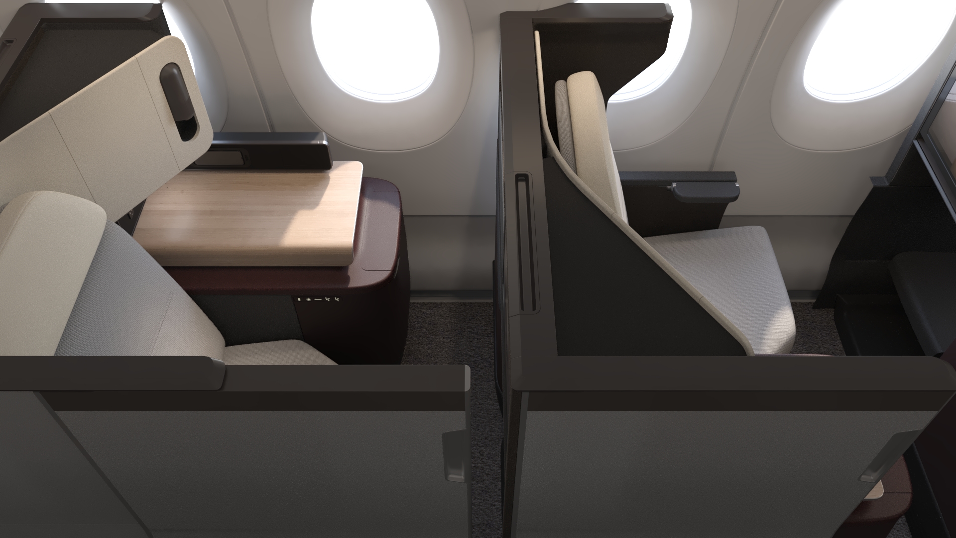 Airlines News - Qantas reveals A350 First Class and Business Class cabins