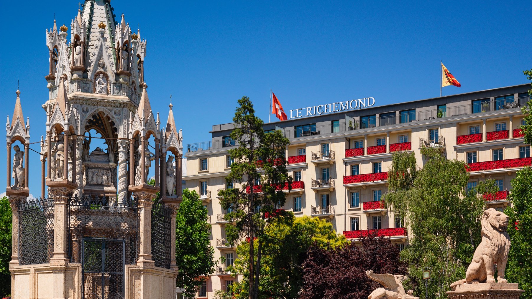 Outside view of Le Richemond hotel
