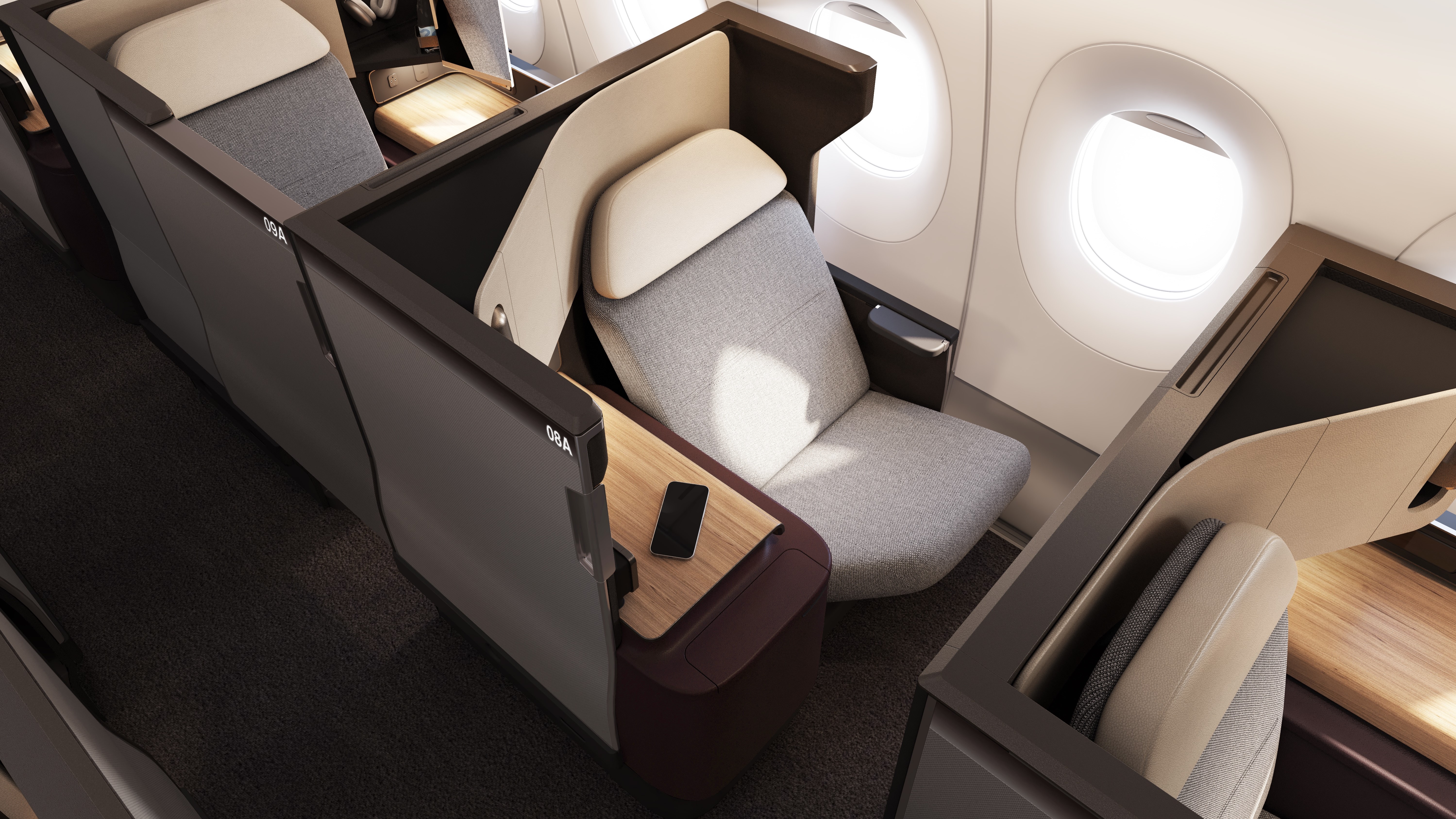 Airlines News - Qantas reveals A350 First Class and Business Class cabins