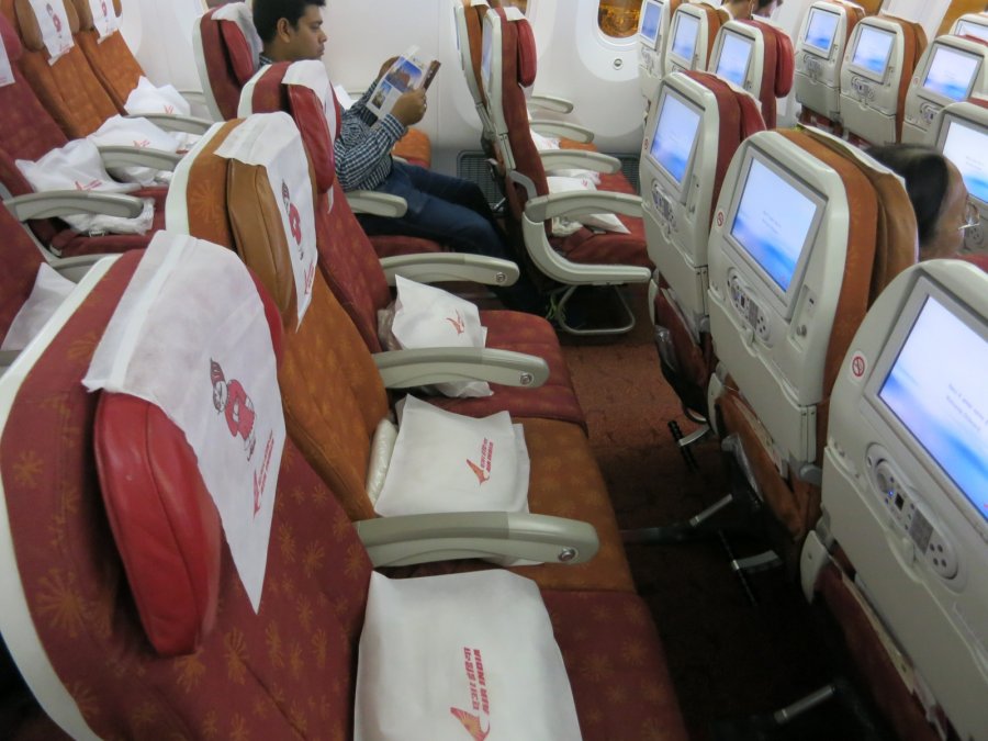 Air India Economy Boeing 787 ARN-DEL, 07.JPG