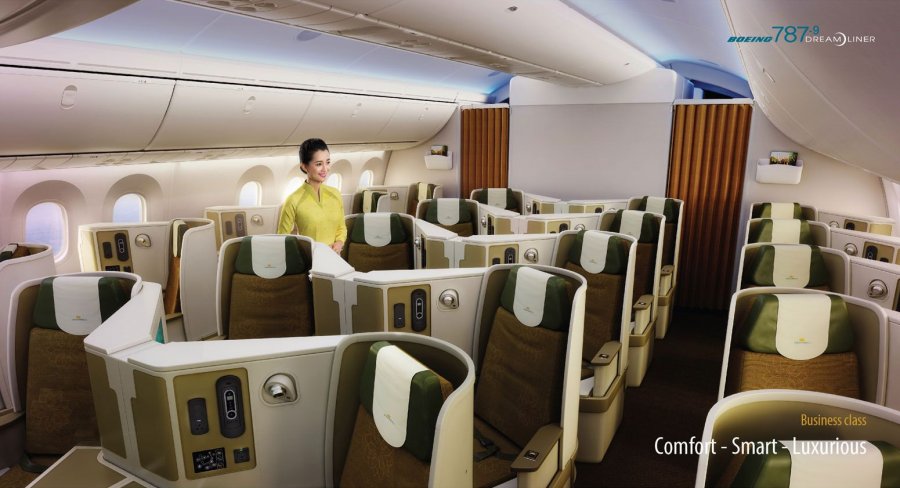 Vietnam Airlines Boeing 787 - Business class 04.jpg