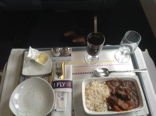 Thai MNL-BKK Main Course Beef Tips Tagalog,Garlic Rice with Spring Onion,Tomato Eggplant Stew.jpg