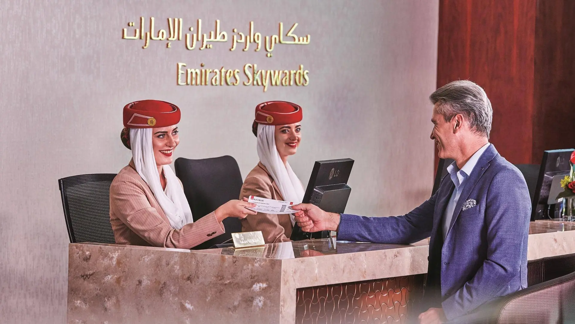 Airline review Airport experience - Emirates - 3