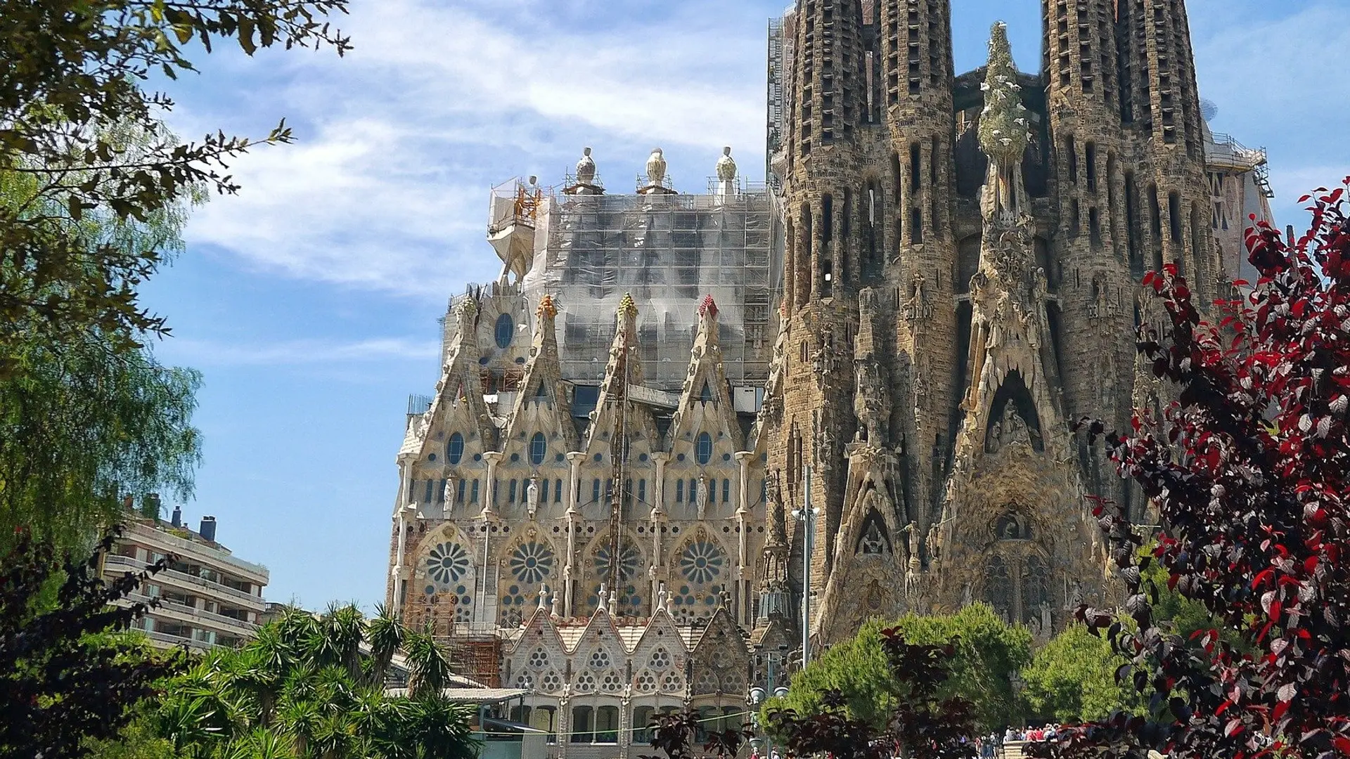 Insane detail and spectactular building The Sagrada Familia.